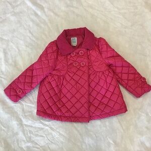 Old Navy Bright Pink Quilted Light Weight Jacket